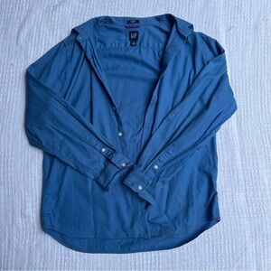 Gap Cotton Large Blue button down 100% cotton